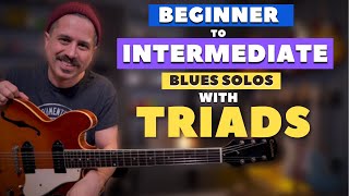 Let me show you a Triads Blues Guitar lesson!
