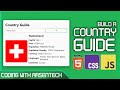 Build a Country Guide App using JavaScript & REST API!