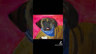 “Frannie (Portrait)”. #boxer #dog #dogsoftiktok #art #artist #portrait