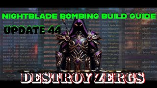 ESO PVP BUILD GUIDE - NIGHTBLADE BOMBINB BUILD - UPDATE 44 GAMEPLAY AND GUIDE