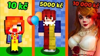 HOLKA KLAUN ZA 10KČ VS 5000KČ VS 10000KČ KTERÁ JE LEPŠÍ? 🤡😝