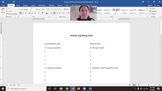 Activity Log Assignment