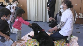 図書館お話し会に“介助犬”