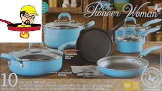 Pioneer Woman 10 Piece Pots and Pan Set