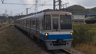 243 福岡市交通局1000N系11 JR筑肥線465C普通筑前前原行き 周船寺駅到着