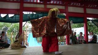 蛎瀬八坂神社仲秋祭　蛎瀬神楽『綱駈仙』