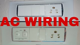 AC STARTER FITTING IN 6 MODULAR BOARD | AC STARTER WIRING