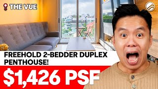 The Vue - Top Floor 2-Bedroom Duplex Penthouse | Bartley MRT | $1,426 PSF | Melvin Lim