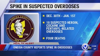 Oneida County sees spike in overdoses 1/6/21