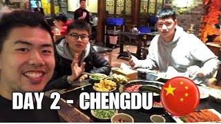 DAY 2 - Pretending to eat Hotpot in Chengdu for the first time