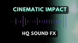 EPIC Cinematic Transition SOUND FX / Riser and Impact