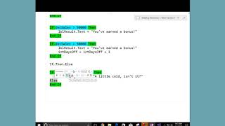 CISC 181 Visual Basic Chapter 4