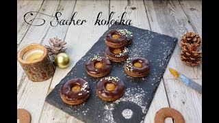 Sacher kolečka | Kakaové linecké | ❄ Vánoční edice ❄ | Dvě v troubě | CZ/SK HD recipe