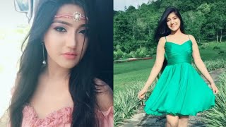 අම්මෝ එයාගෙ ලස්සන | nethmi roshel TIK TOK එක දිගට | ආසම සිංදුවක් එක්ක 😍