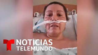 Madre latina con COVID-19 grabó su testimonio antes de morir | Noticias Telemundo