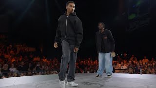 Juste Debout Finals 2024 - Hip hop Top 16 - Luciano \u0026 Jeems vs Majid \u0026 Franky Dee