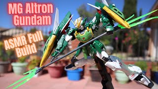 MG Altron Gundam - ASMR Full Build - in 10 mins