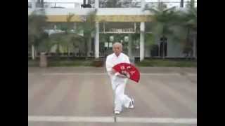 MAESTRO JOHN HSU REALIZANDO TAI CHI ABANICO 52