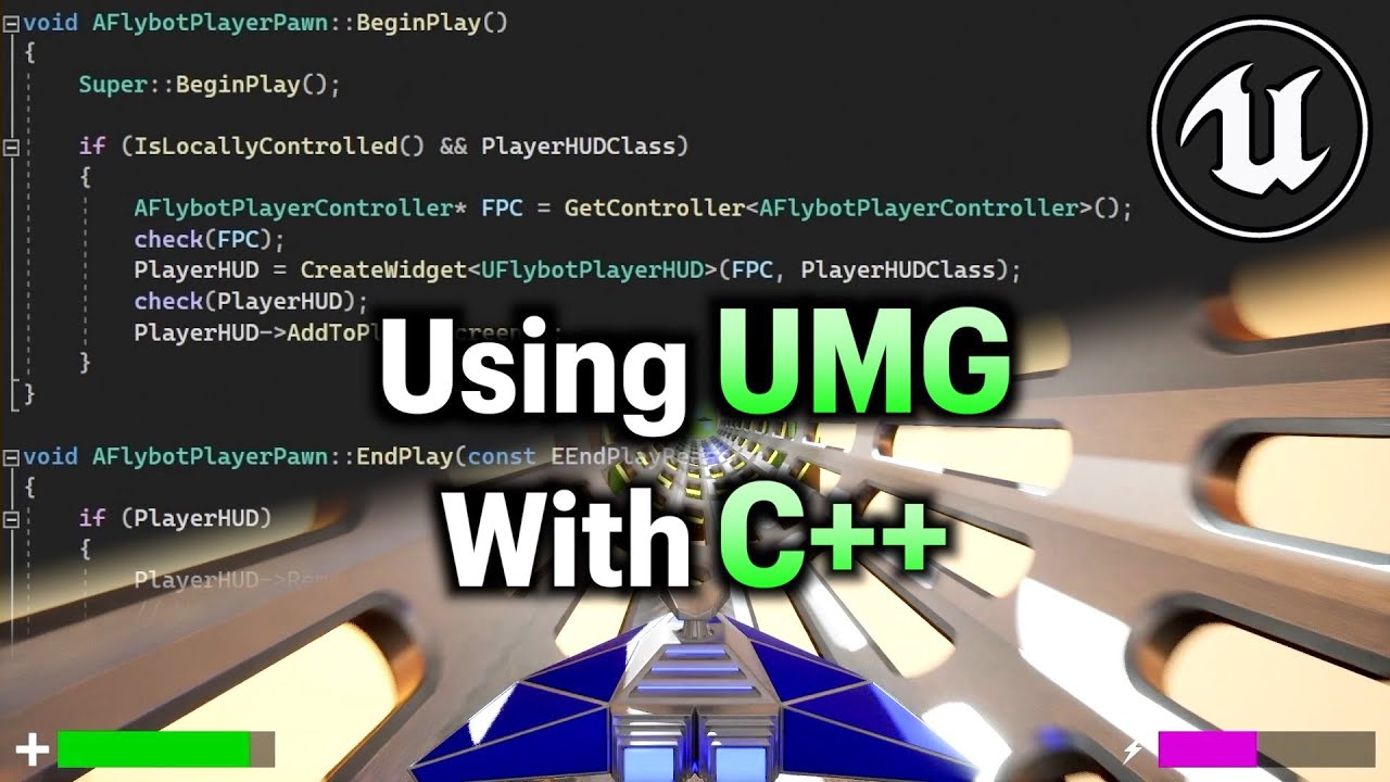 UMG Widgets With C++ In Unreal Engine 5 - YouTube