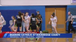 Girls High School Basketball - Roanoke Catholic at Rockbridge County