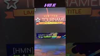 I GOT THE GREEN TOURNAMENT TITLE #rl #viral #rocketleague #tournament #winner #video #clips