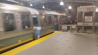 Blue Line Train MBTA Full Night Ride From Maverick - To Wonderland