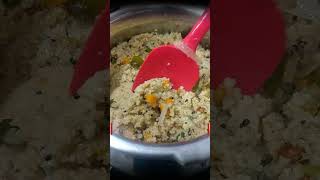 10 min Breakfast recipe | గోధుమ రవ్వ ఉప్మా కుక్కర్ లో పొడిపొడి గా చేసుకోండి.