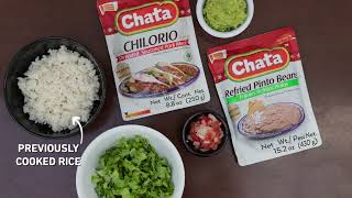 Chilorio and Refried pinto beans Bowl | Recipes | Chata