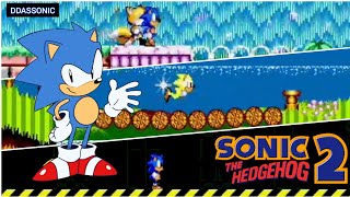 Sonic 2 (Mega Drive) | Master System Style - Longplay