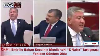 CHP’li Murat Emir ile Bakanı Fahrettin Koca’nın Meclis’teki “E Nabız” Tartışması Yeniden Gündem Oldu