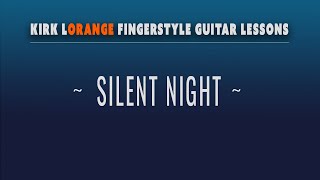 Silent Night   A Fingerstyle Guitar lesson   Advanced Version