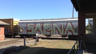 CSX Mixed Freight Train In The Morning