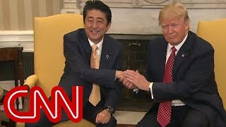 Trump's awkward handshakes with world leaders