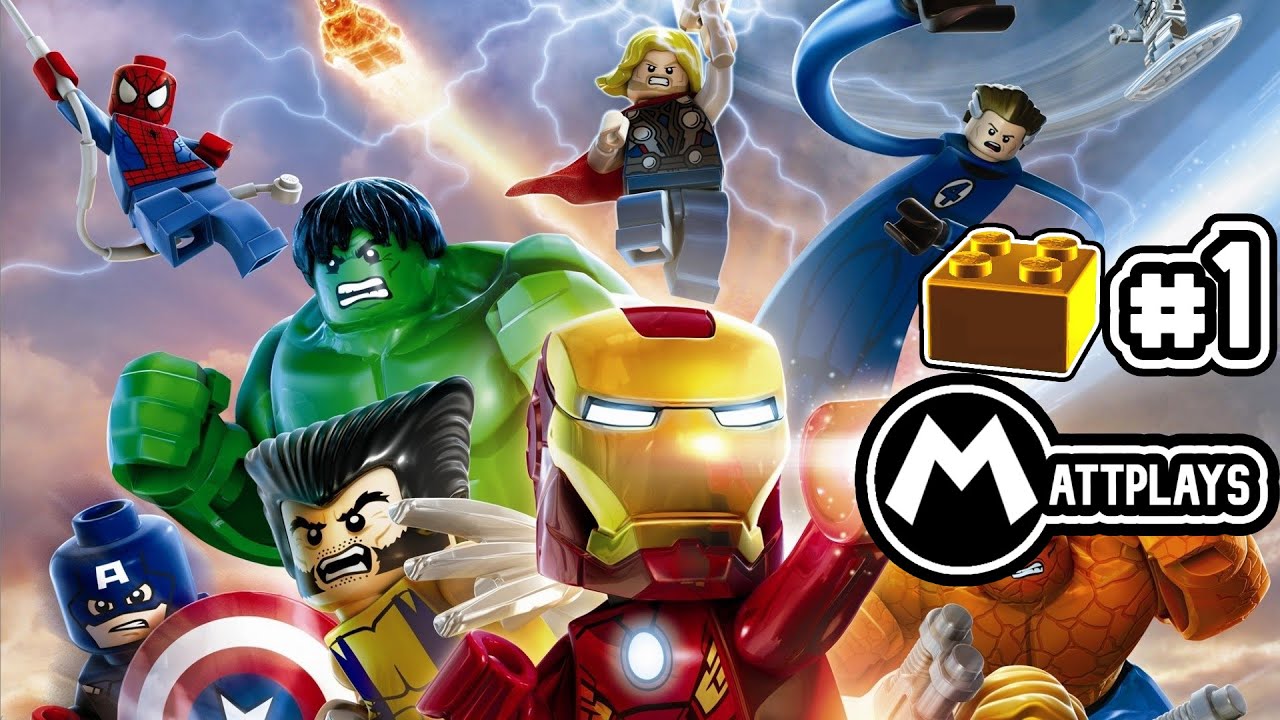 LEGO MARVEL ·Super Heroes· 🦸🏻 COMPLETANDO EL JUEGO AL 100% 🦸🏻 #1 🦸🏻 ...