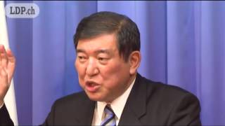 【役員連絡会後】石破茂幹事長（2014 03 31）