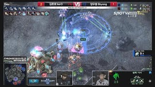 [Starleague] herO vs Bbyong Challenge RO.32 4set -EsportsTV