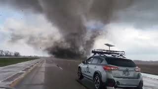 Watch: A powerful tornado in Nebraska was captured on camera