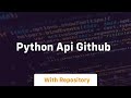 python api github
