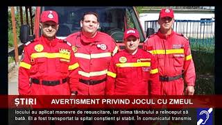 Avertisment privind jocul cu zmeul