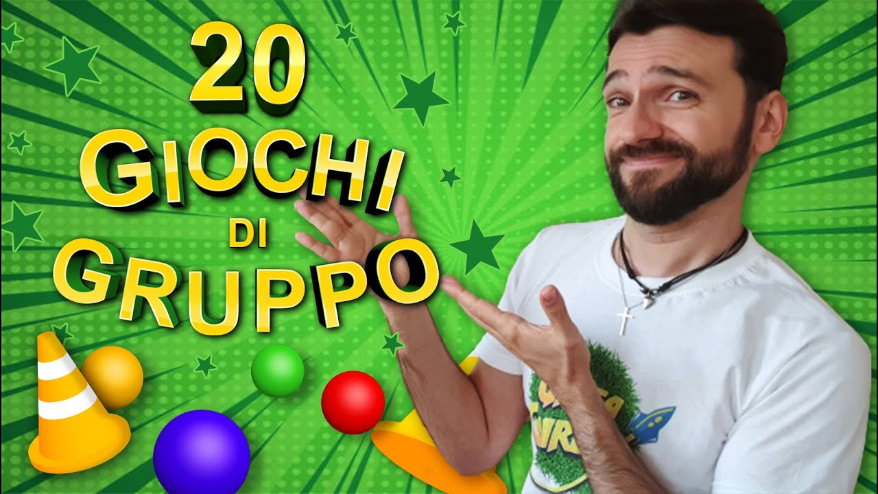 20 Giochi Di Gruppo Per Bambini Da Fare In Casa Ed In Giardino - YouTube