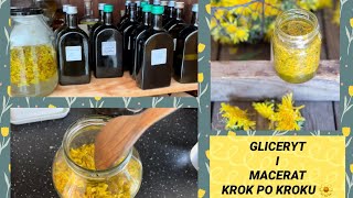 Gliceryt, macerat olejowy, ekstrakt solanki Ringera. Jak zrobić krok po kroku. 🌼