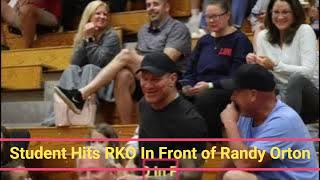 Student Hits An RKO At A Local Volleyball Game In Front of Randy Orton