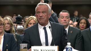 RFK Jr. full opening statement invokes family name, history of service and pushes economy in hearing