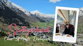 Switzerland 4 | Glacier Express Brig to Chur | 聖莫里茲+魔女峰