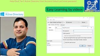 Help Desk Tier1 Active Directory User Account Unlock and reset password
