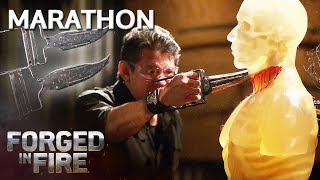 Stealthy NINJA SWORDS and KILLER Blades *3 Hour Marathon* | Forged in Fire