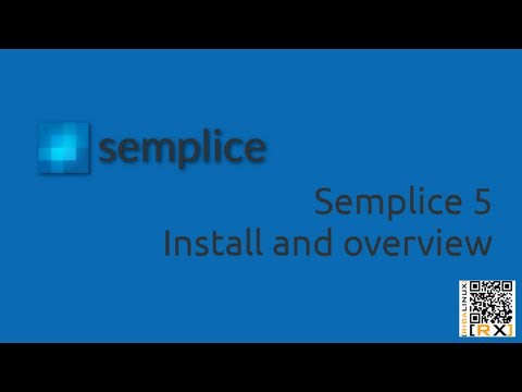 Semplice linux 5 install and overview | simple, fast, lightweight and
cool