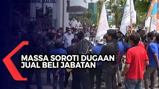 Massa di Banjarmasin Tuntut Penanganan Dugaan KKN hingga Masalah Kerusakan Jalan