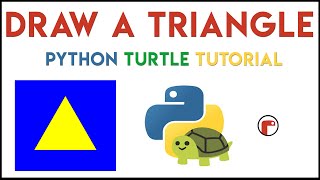 Python Turtle - Code a Triangle Tutorial