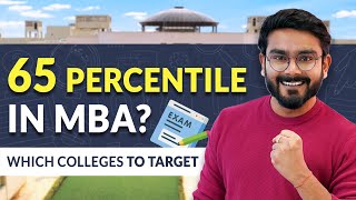 Which are the BEST MBA COLLEGES accepting under 65 percentile? Find out!